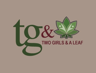 Two Girls and a Leaf logo design by cookman