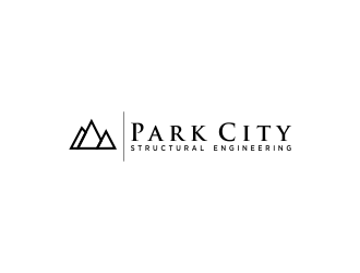 Park City Structural Engineering logo design by hidro