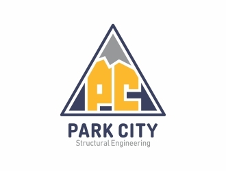 Park City Structural Engineering logo design by gandewa
