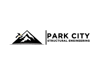 Park City Structural Engineering logo design by jafar