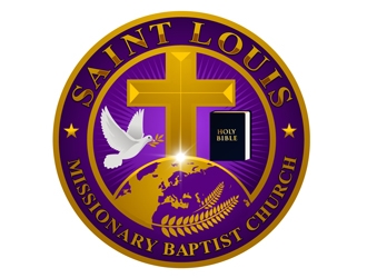 Saint Louis Missionary Baptist Church  logo design by DreamLogoDesign