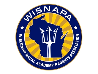 WISNAPA (Wisconsin Naval Academy Parents Association) logo design by aura
