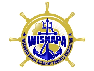 WISNAPA (Wisconsin Naval Academy Parents Association) logo design by Suvendu