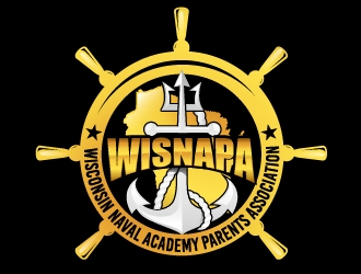 WISNAPA (Wisconsin Naval Academy Parents Association) logo design by Suvendu