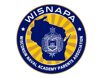 WISNAPA (Wisconsin Naval Academy Parents Association) logo design by aura