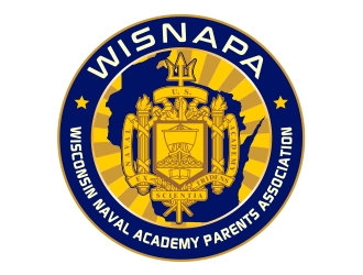WISNAPA (Wisconsin Naval Academy Parents Association) logo design by aura