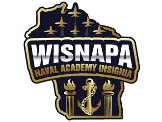 WISNAPA (Wisconsin Naval Academy Parents Association) logo design by Suvendu