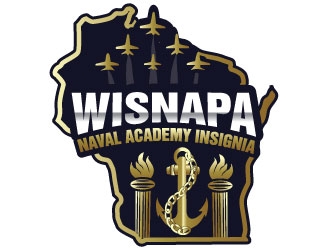 WISNAPA (Wisconsin Naval Academy Parents Association) logo design by Suvendu