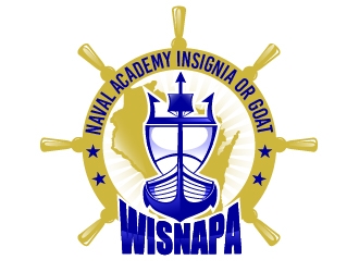 WISNAPA (Wisconsin Naval Academy Parents Association) logo design by Suvendu