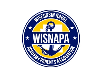 WISNAPA (Wisconsin Naval Academy Parents Association) logo design by MarkindDesign