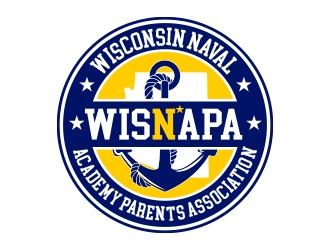 WISNAPA (Wisconsin Naval Academy Parents Association) logo design by MarkindDesign