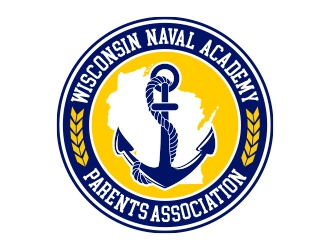 WISNAPA (Wisconsin Naval Academy Parents Association) logo design by MarkindDesign