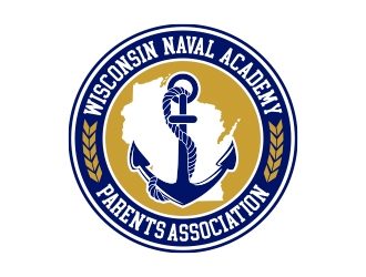 WISNAPA (Wisconsin Naval Academy Parents Association) logo design by MarkindDesign