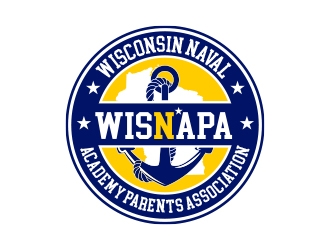 WISNAPA (Wisconsin Naval Academy Parents Association) logo design by MarkindDesign