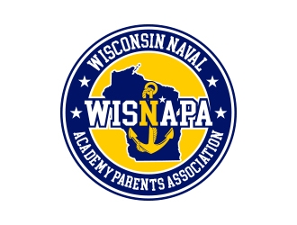 WISNAPA (Wisconsin Naval Academy Parents Association) logo design by MarkindDesign