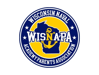 WISNAPA (Wisconsin Naval Academy Parents Association) logo design by MarkindDesign