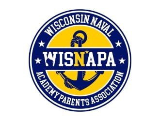 WISNAPA (Wisconsin Naval Academy Parents Association) logo design by MarkindDesign