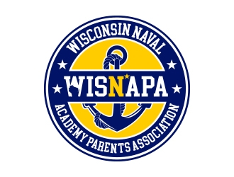 WISNAPA (Wisconsin Naval Academy Parents Association) logo design by MarkindDesign