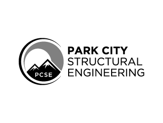 Park City Structural Engineering logo design by denfransko