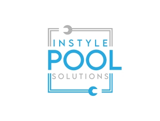 INSTYLE POOL SOLUTIONS logo design by Rock