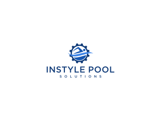 INSTYLE POOL SOLUTIONS logo design by mukleyRx