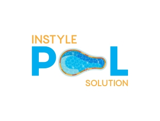 INSTYLE POOL SOLUTIONS logo design by heba