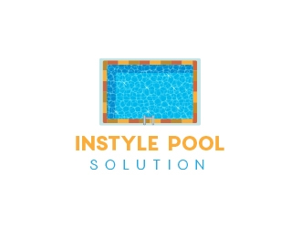 INSTYLE POOL SOLUTIONS logo design by heba