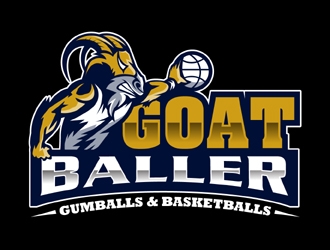 G.O.A.T. Baller logo design by MAXR