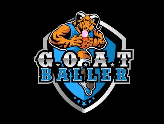 G.O.A.T. Baller logo design by AYATA