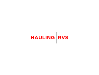 Hauling RVs logo design by kurnia