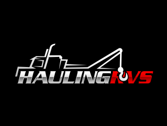Hauling RVs logo design by hidro