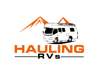 Hauling RVs logo design by AamirKhan