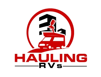 Hauling RVs logo design by AamirKhan
