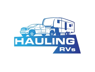 Hauling RVs logo design by Rock