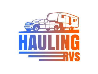 Hauling RVs logo design by Rock