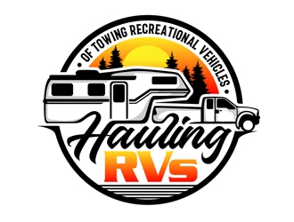 Hauling RVs logo design by DreamLogoDesign