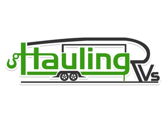 Hauling RVs logo design by DreamLogoDesign