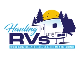 Hauling RVs logo design by DreamLogoDesign