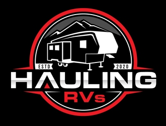 Hauling RVs logo design by DreamLogoDesign