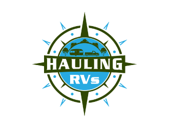 Hauling RVs logo design by nona