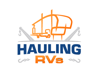 Hauling RVs logo design by SOLARFLARE