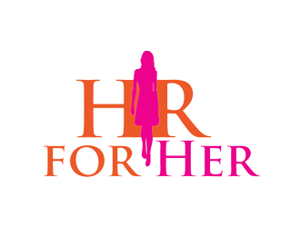 HR for Her logo design by ArRizqu
