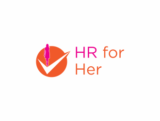 HR for Her logo design by luckyprasetyo