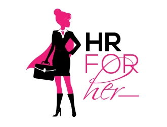 HR for Her logo design by avatar