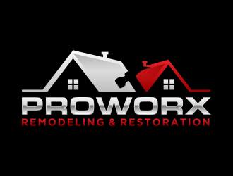 ProWorx Remodeling & Restoration logo design by hidro