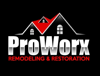 ProWorx Remodeling & Restoration logo design by AamirKhan