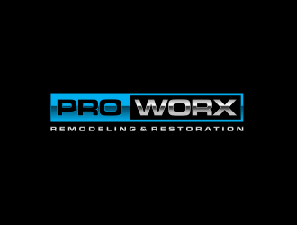 ProWorx Remodeling & Restoration logo design by haidar