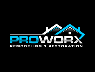 ProWorx Remodeling & Restoration logo design by evdesign