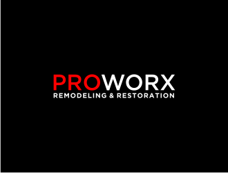 ProWorx Remodeling & Restoration logo design by bricton