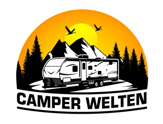 CAMPER WELTEN logo design by DreamLogoDesign